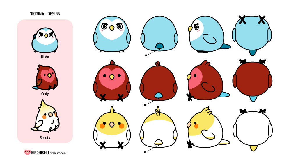 Chubby Bird Plushies!!!