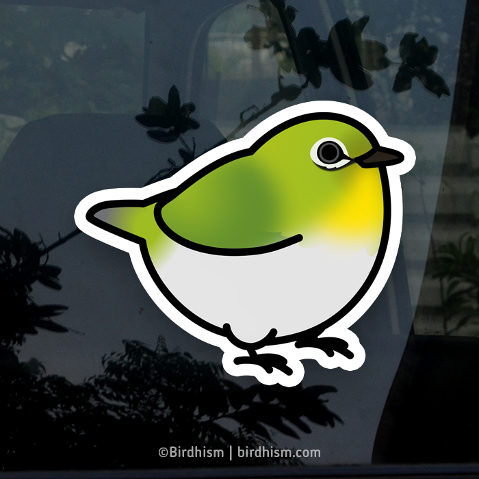 Chubby Sea Green Lovebird Stickers – birdhism