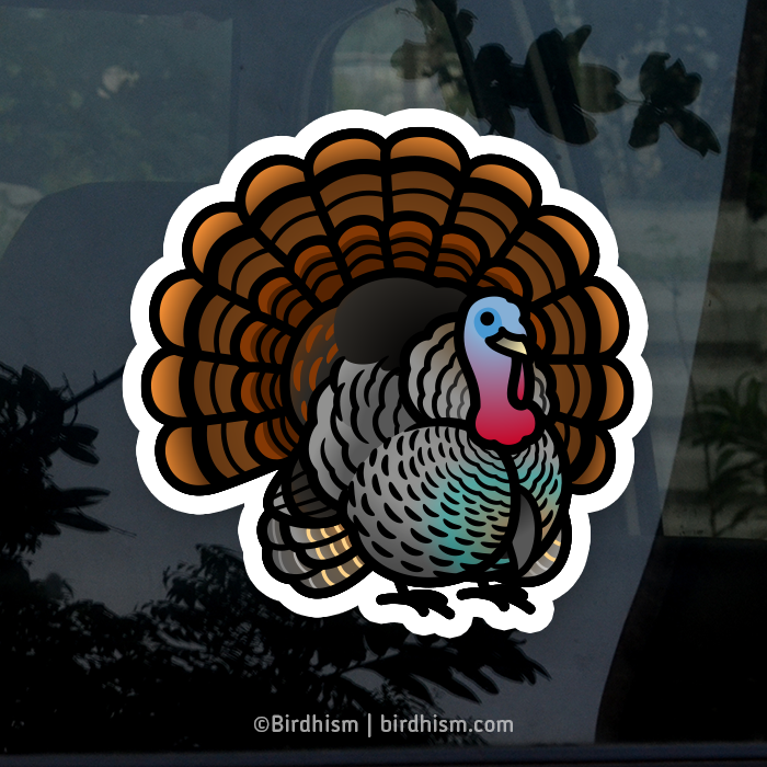 Chubby Turkey Stickers